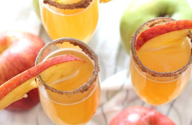 Spiced Fall Mimosa #drinks #cocktails