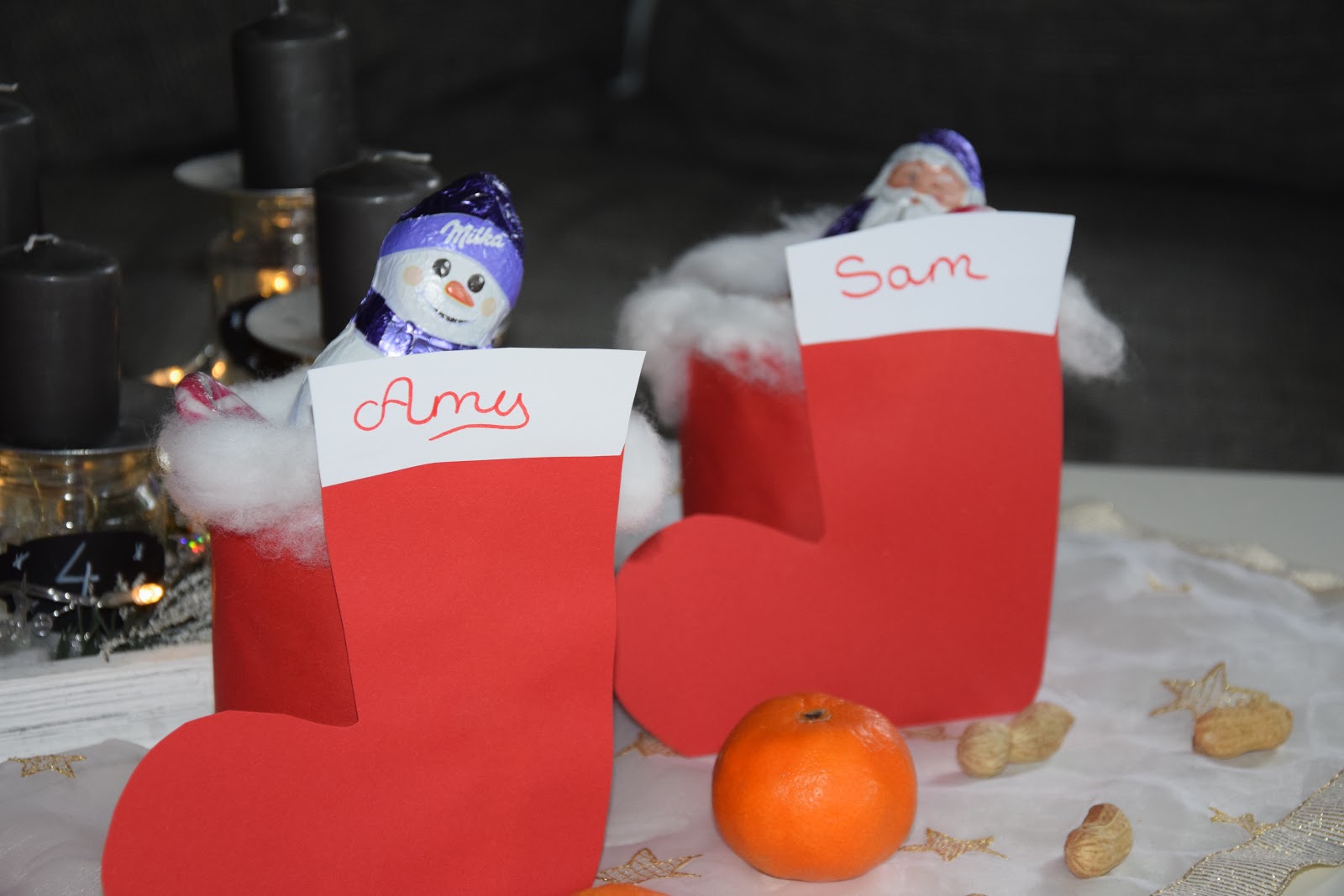 Familie und mehr Nikolausstiefel basteln