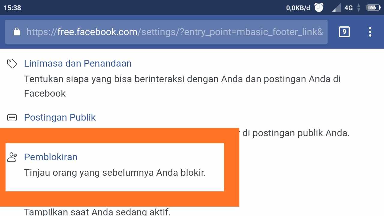 cara mengetahui kita diblokir di messenger