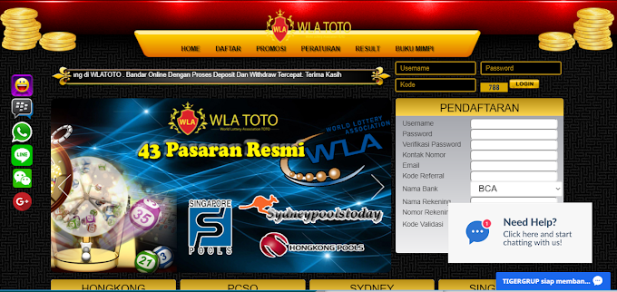 SITUS WLATOTO - BANDAR TOGEL ONLINE TERPERCAYA