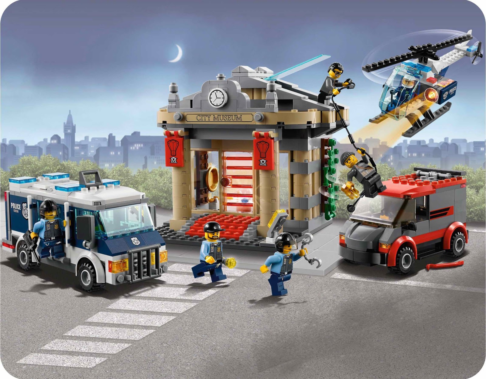 oneTWOBRICK.com: set database: LEGO 60008 museum break in
