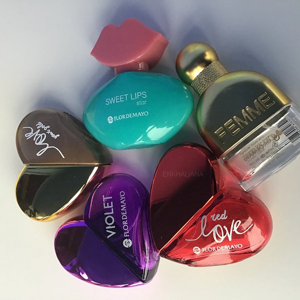 Flor De Mayo Femme / Flor De Mayo Love Your Gold / Flor De Mayor Red Love / Flor de Mayo Sweet Lips Star / Flor De Mayor Violet