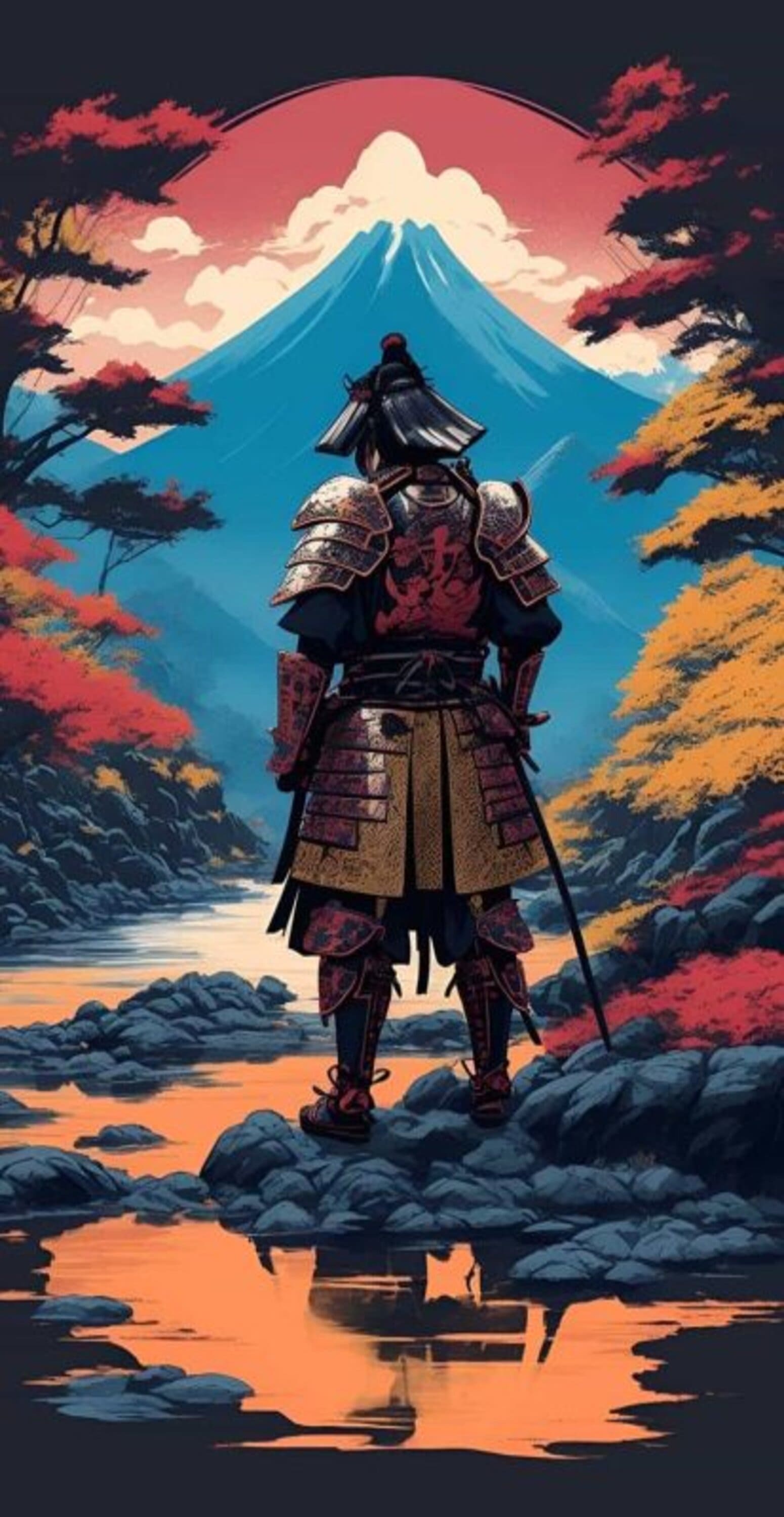 خلفية ساموراي الياباني بجودة 4K، خلفيات ساموراي فخمه