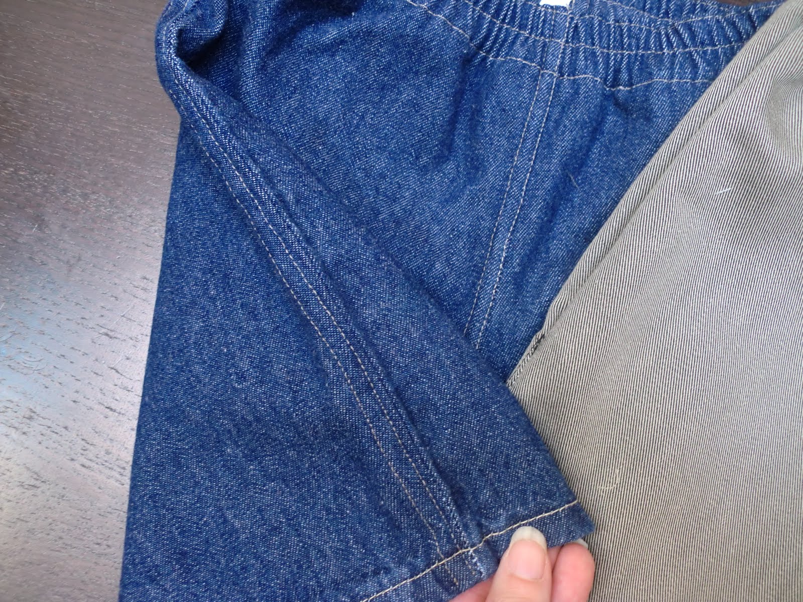 macaroni & cheese: Sewing: Two Pairs of Shorts from Women's Jeans, Plus ...