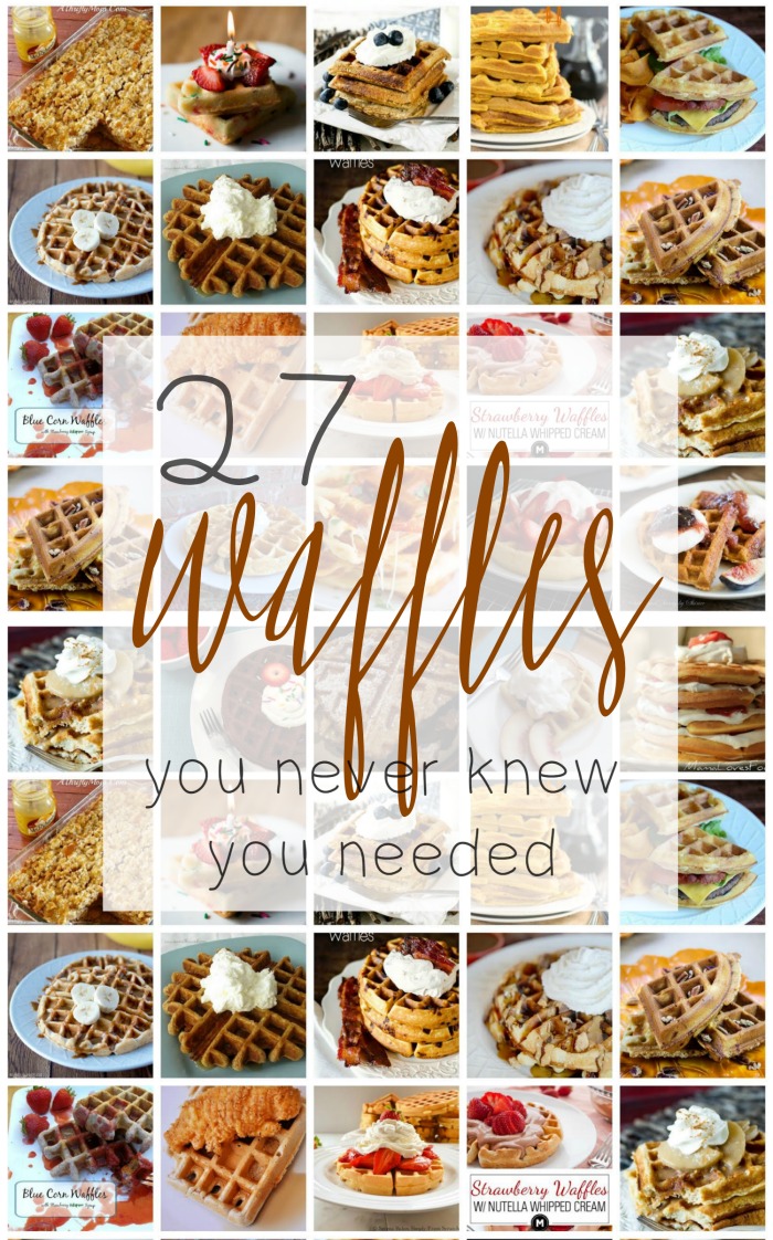27 Waffle Recipes You Never Knew You Needed!