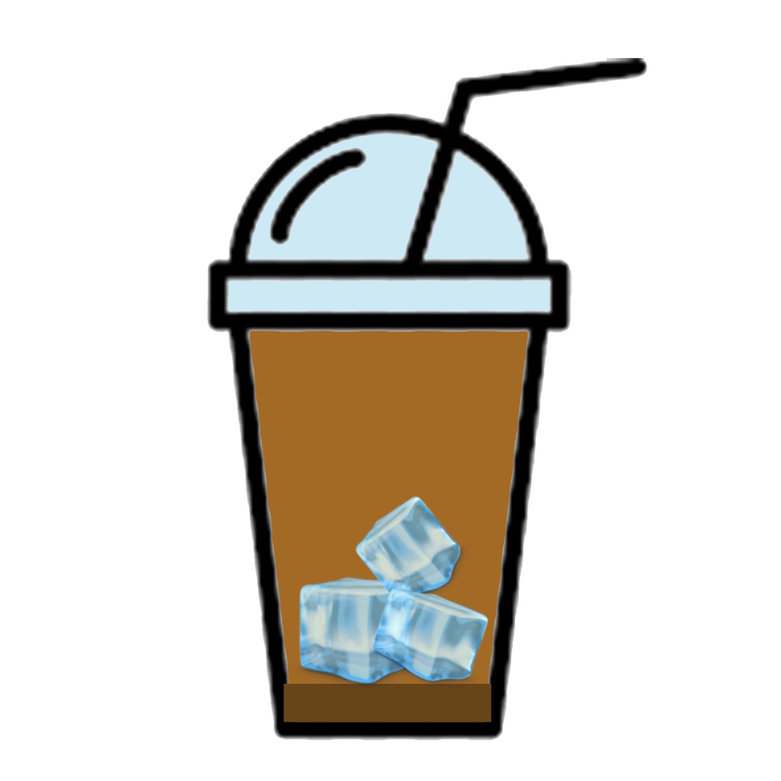 Iced Coffee Emoji Rought Draft
