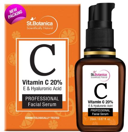 StBotanica Vitamin C 20% + Vitamin E & Hyaluronic Acid Professional Face Serum
