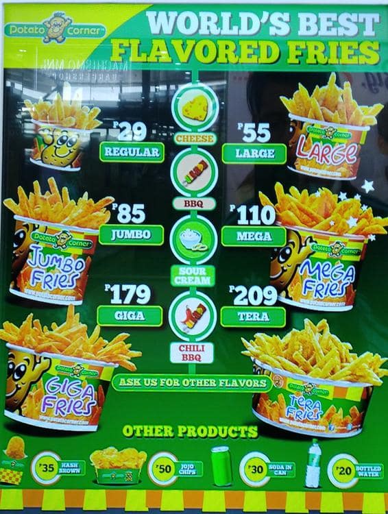 ต้นกำเนิด Potato Corner