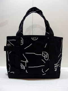 TEMBEA × HIMAA "ドクロ Print - BAGUETTE TOTE & TOTE BAG SMALL SIZE"