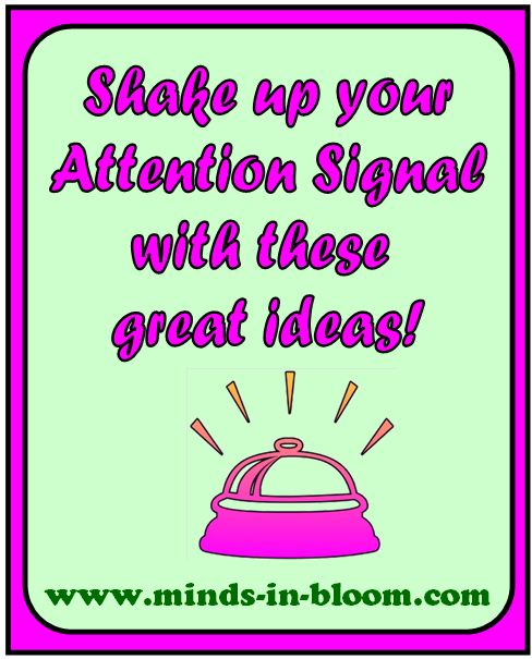 Attention signals | Teaching classroom management, Classroom behavior