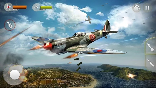 Airplane Fighting WW2 Survival Air Shooting Games 1.3 Mod Apk Terbaru