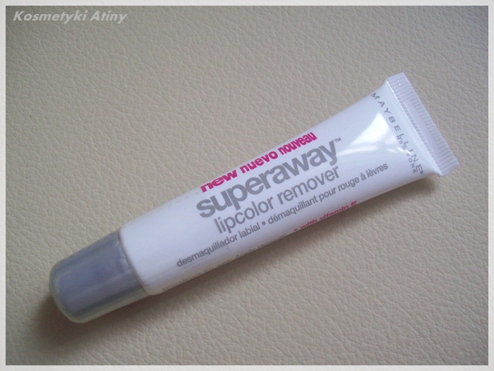 Maybelline, Superaway Lipcolor Remover, dekoloryzator i odżywka do ust