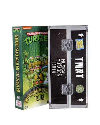 San Diego Comic-Con 2020 Exclusive Teenage Mutant Ninja Turtles 1990 Movie Musical Mutagen Tour 7” Action Figure 4 Pack by NECA