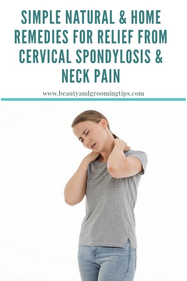 Home Remedies for neck pain (cervical spondylosis) Beauty and