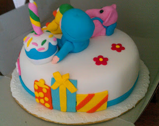3D Pocoyo cake