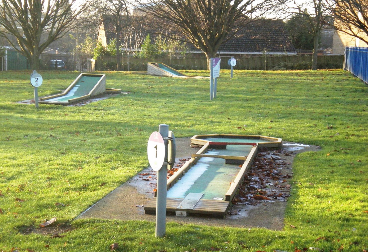 The Ham and Egger Files Mini Golf in Cutteslowe Park, Oxford