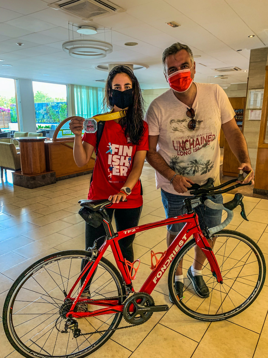 carbon road bike rental ironman calella barcelona spain