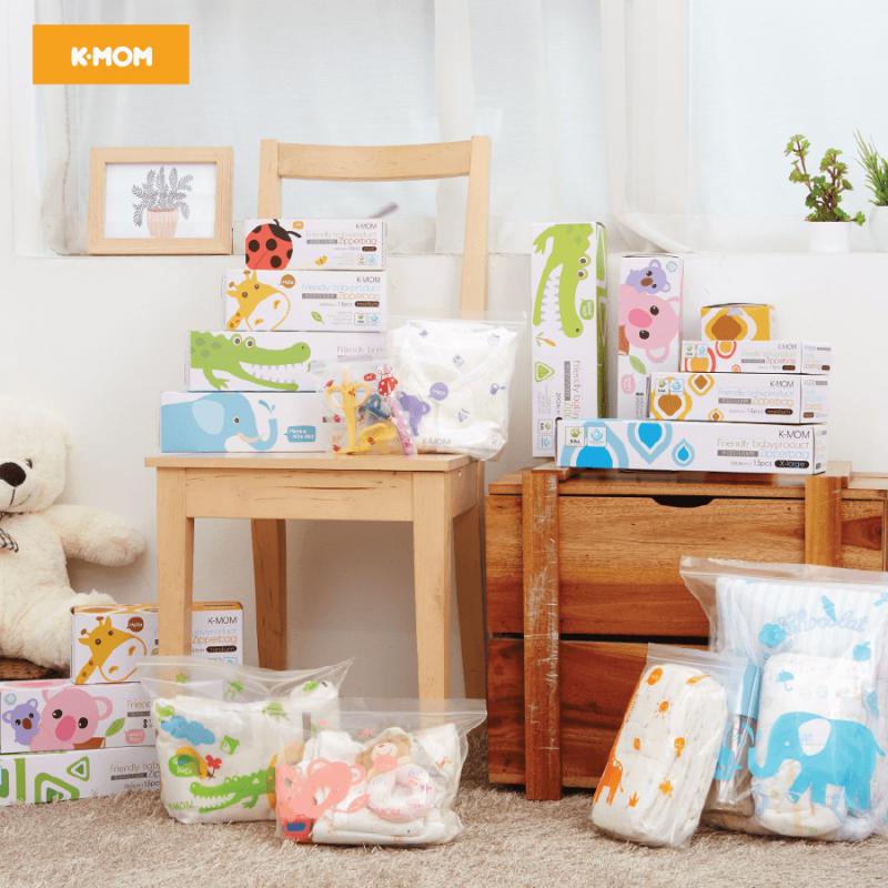 Túi Zip Đựng Đồ K-Mom size M – 20x25cm (15 túi)