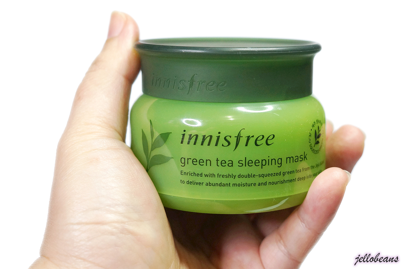 Innisfree Green Tea Sleeping Mask Review Jello Beans