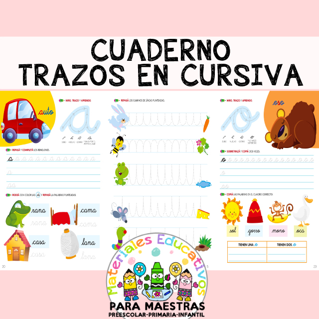 Featured image of post Trazos Para Aprender A Escribir Letra Cursiva Actividad para que los ni os aprendan a escribir su nombre