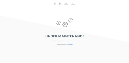 Maintenance Page