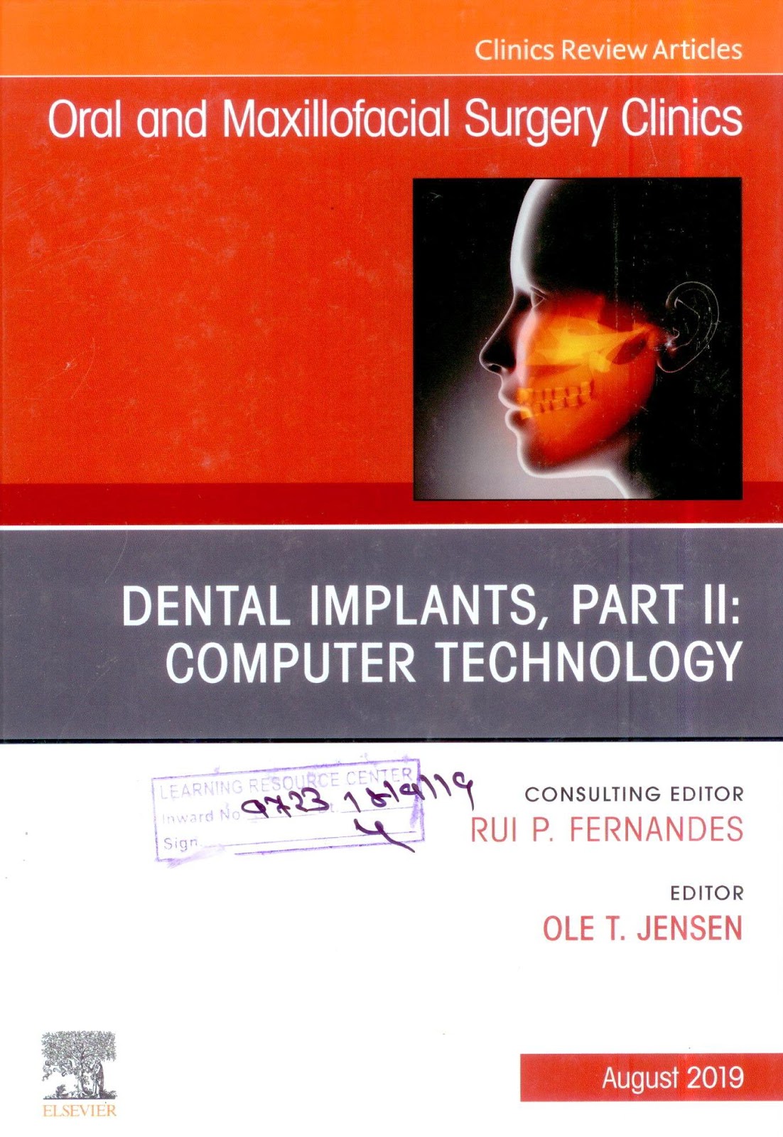 https://www.sciencedirect.com/journal/oral-and-maxillofacial-surgery-clinics-of-north-america/vol/31/issue/3