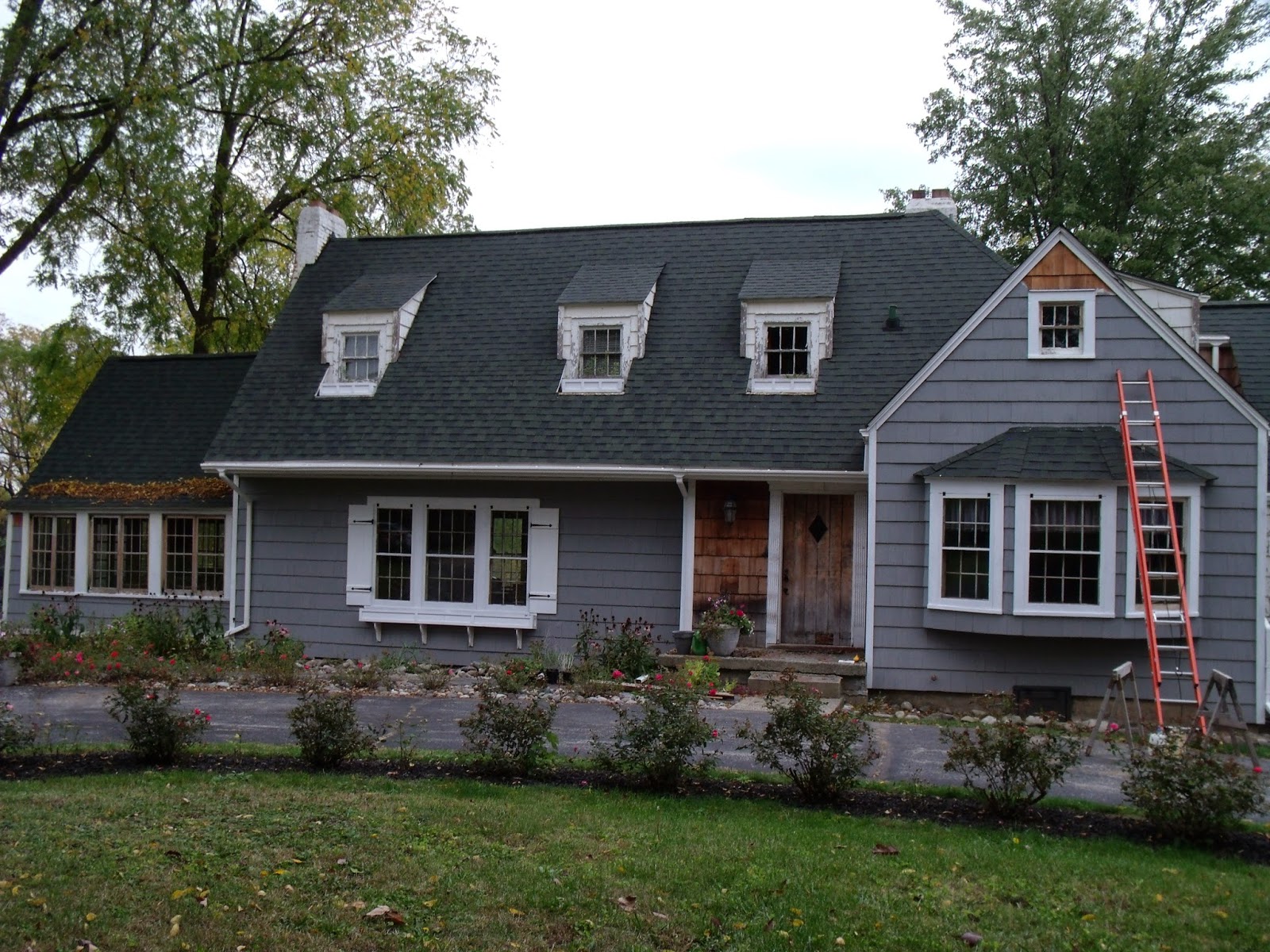 Gear Acres at Top of the Hill Painting around the rain and yellow jackets