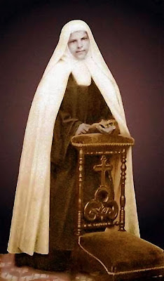 Beata Maria de Jesus Crucificado O.C.D., Mariam Baouardy no século (1846-1878). Na foto: noviça no Carmelo de Pau, França. 