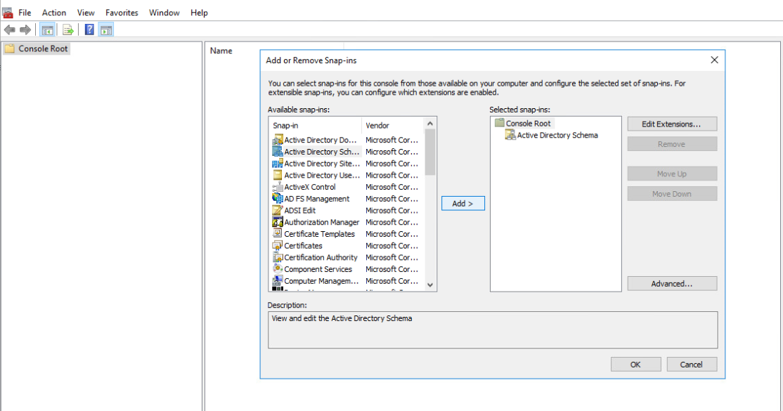 Add custom user/system attributes in Active Directory