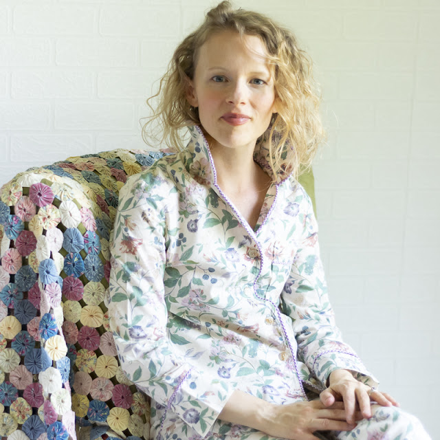 Made by a Fabricista: Percale Carolyn Pajamas