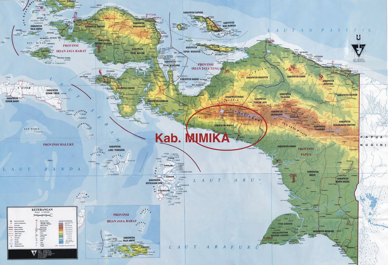 Geografi dan Penduduk Mimika