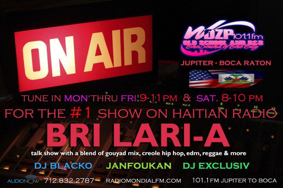 RADIO MONDIALE FM 101.1 FM West Palm Beach Most Listened Show