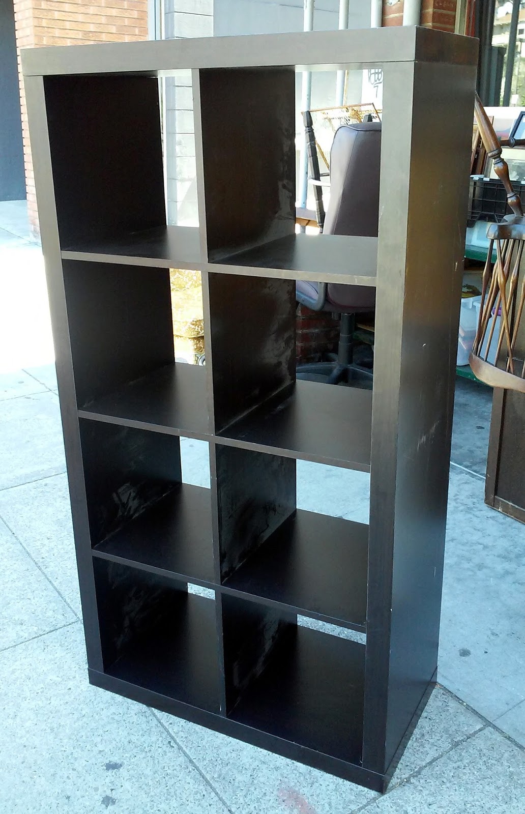 UHURU FURNITURE & COLLECTIBLES SOLD 2919 Espresso 8Cube Shelf 60