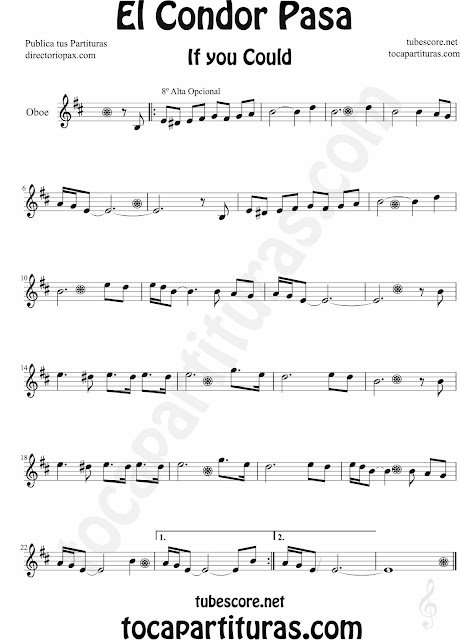 Partitura de para Oboe by Sheet Music for Oboe Music Scores