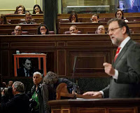 Turull, Rovira, Herrera, Rajoy y Artur Mas debajo de la mesa