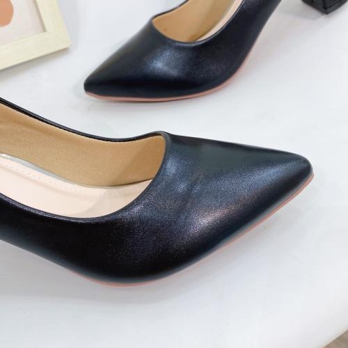 Giày cao gót chất da mờ lì mềm 14 fe650d664 964d 48f2 97c5