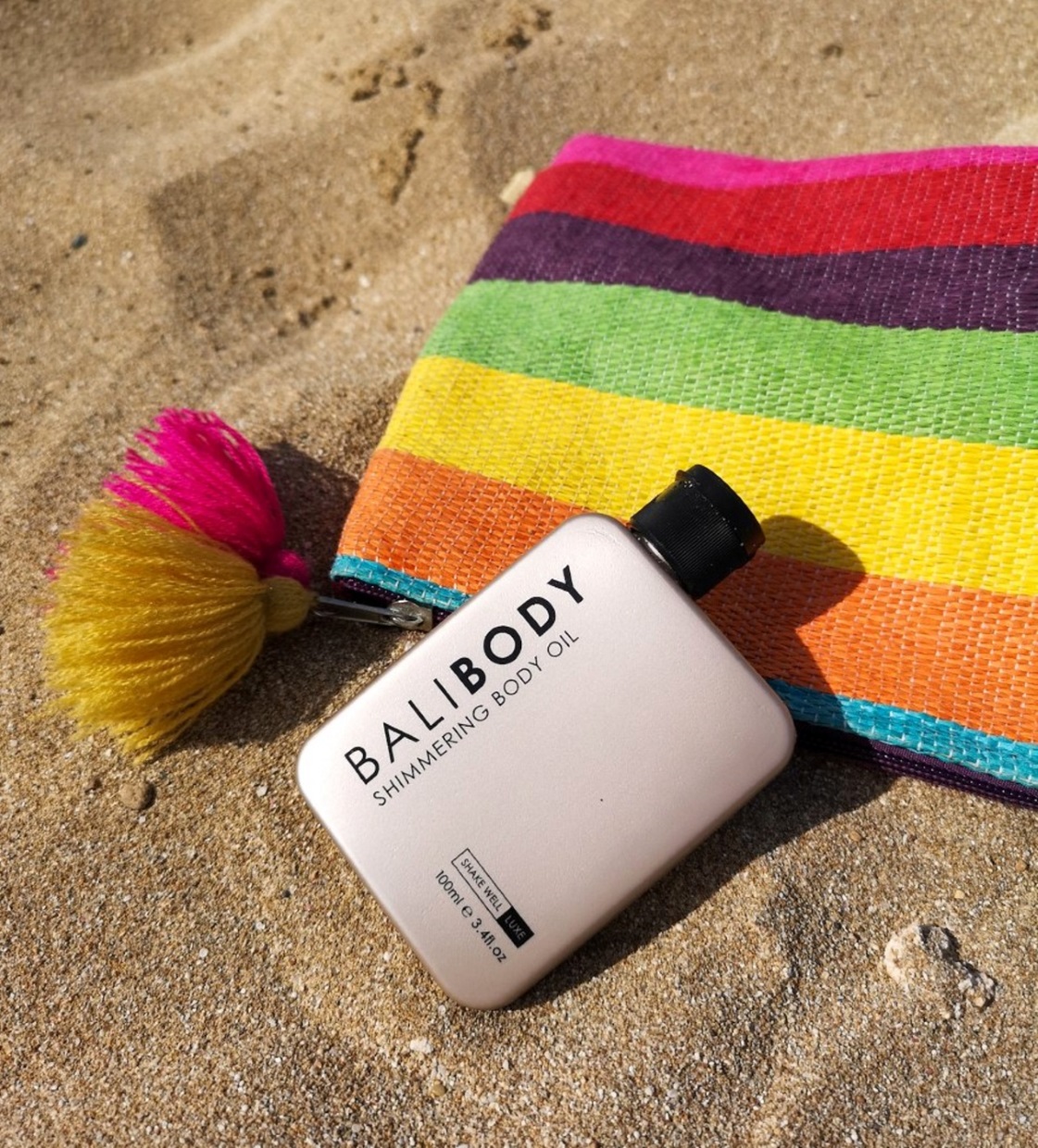 Bali Body Shimmering Body Oil Pink Daisy Loves