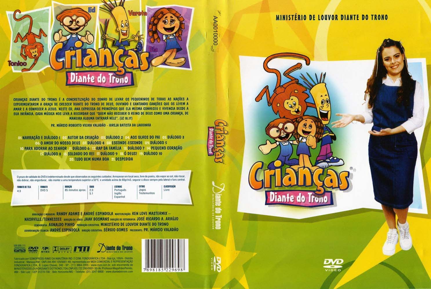 CRISTÃOS DA BÍBLIA CRIANÇAS DIANTE DO TRONO 2001 (DVD COMPLETO) CRISTÃOS DA BÍBLIA CRIANÇAS DIANTE DO TRONO 2001 (DVD COMPLETO)