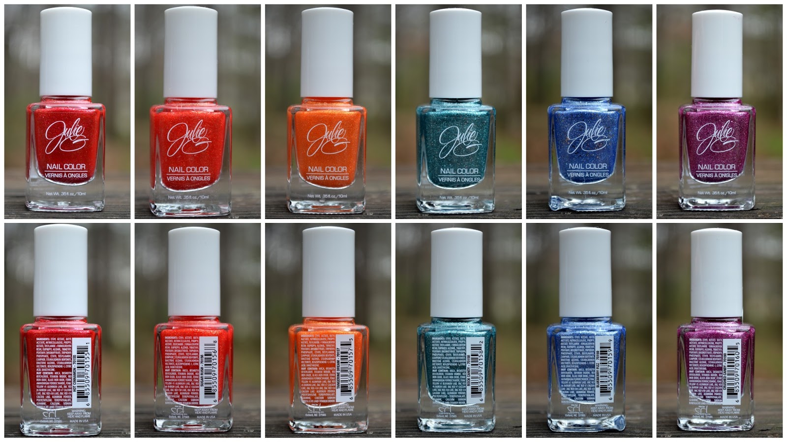 The Manicured Amateur: JulieG Frosted Gumdrop Collection Swatches and ...