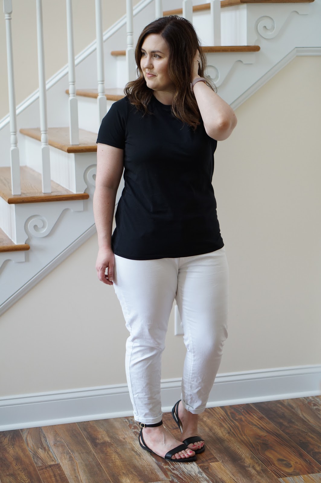 Popular North Carolina style blogger Rebecca Lately shares an easy back and white summer outfit.  Click here to read more now!