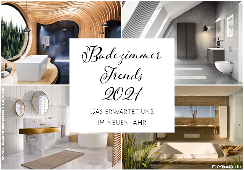 5 Badezimmer Trends in 2021 - Badezimmer(t)räume