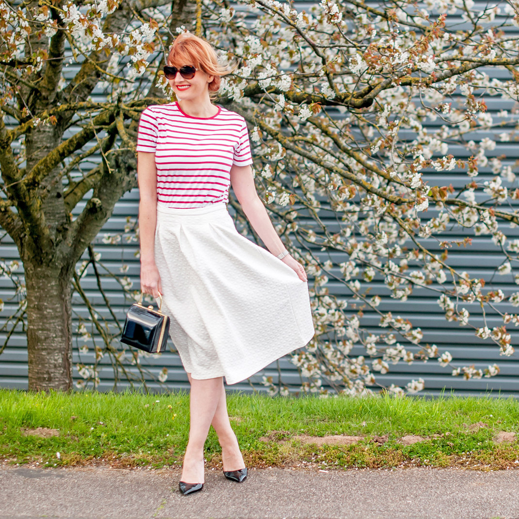 A Simple, Pretty Way to Style a Classic Breton T-shirt # ...