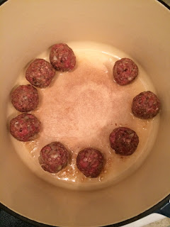 meatballs in the frying pan