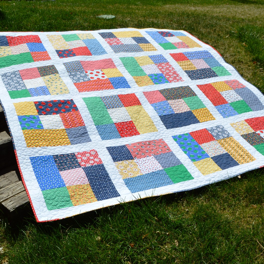 Happy Quilting Fat Quarter Cubes A Short Cut Quilt!!
