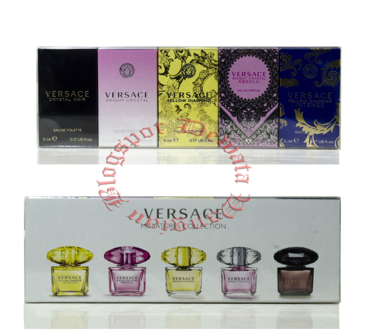 Wangian,Perfume & Cosmetic Original Terbaik Versace Women Miniature Set
