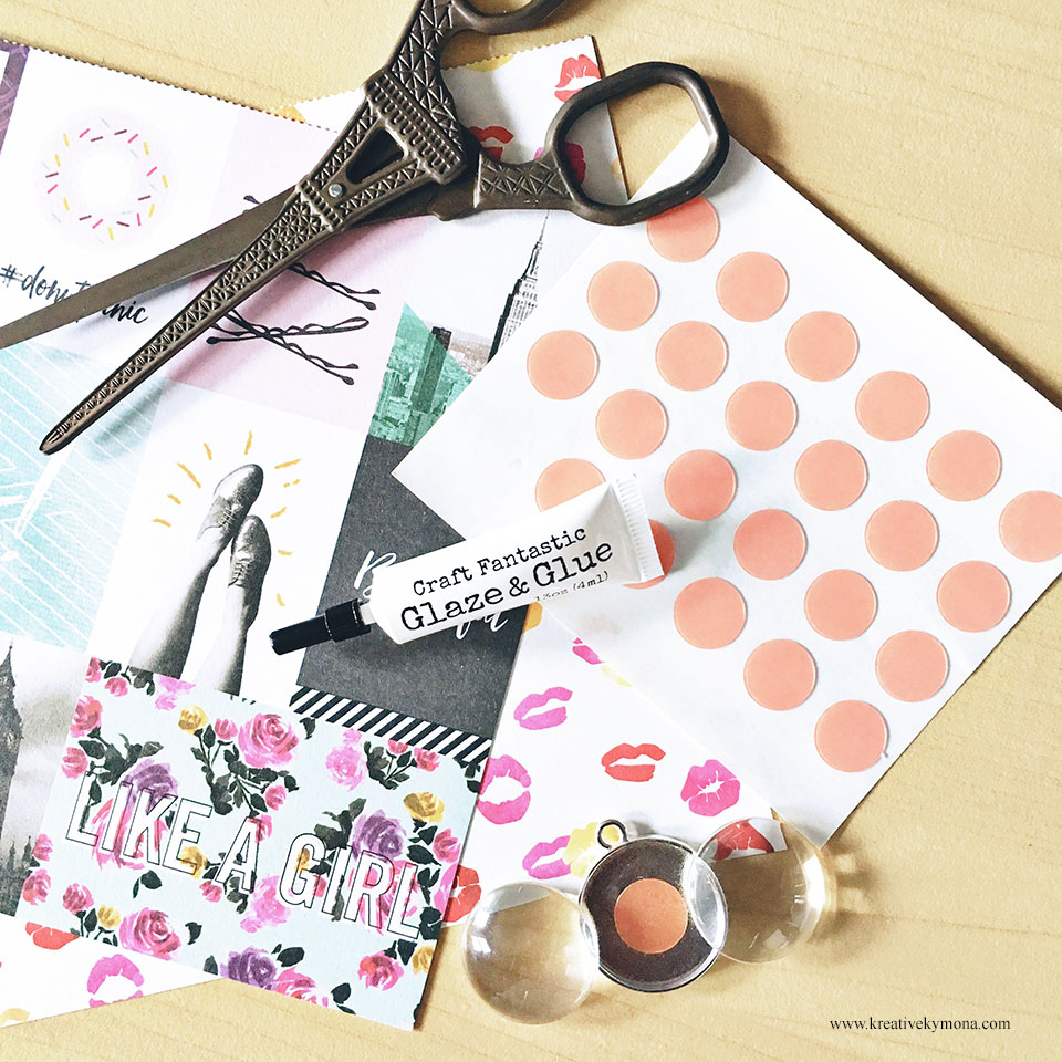 Craft Fantastic Blog Create a Necklace Using Scrapbook Paper