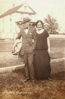 Violetta Davis and "C.M." 1924