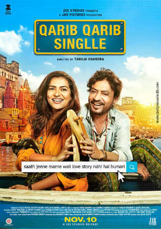 Qarib Qarib Singlle 2017 DVDRip 350MB Hindi 480p