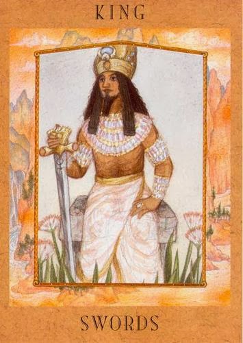 Tarot de las Diosas: Rey de Espadas