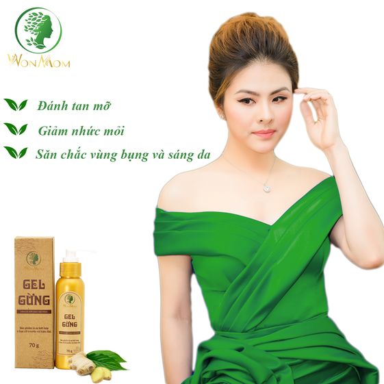 GEL GỪNG GIẢM EO WONMOM 70G GEL GỪNG GIẢM EO WONMOM 70G